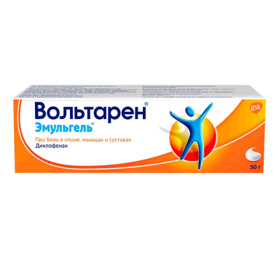 Вольтарен эмульгель гель для наруж. прим. 1% 50г туба №1